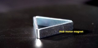 Hub motor magnet
