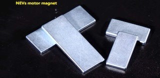 NEVs motor magnet
