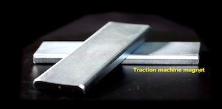 Traction machine magnet