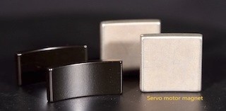 Servo motor magnet