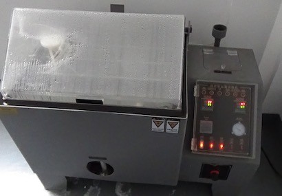 Salt spray corrosion test